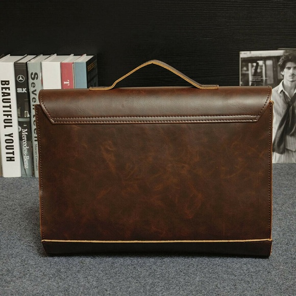 Men's Leather Bag - Picture 2 of 16